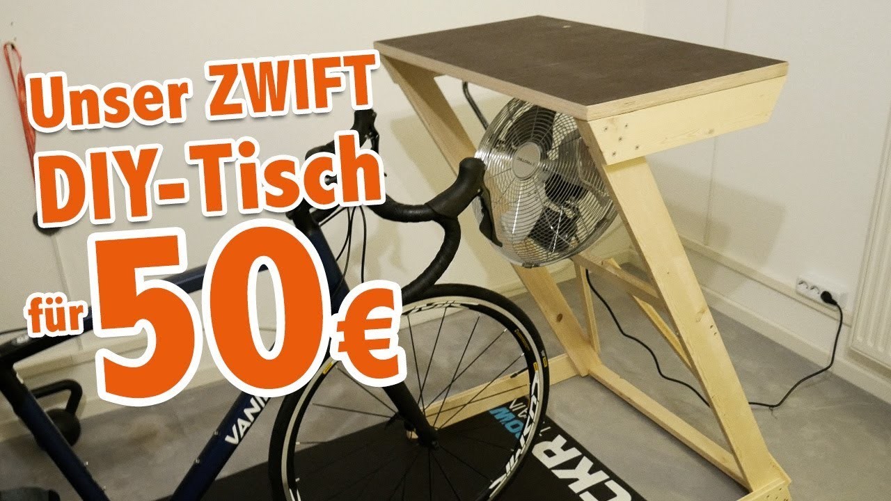 Nur 50€: Unser Zwift Tisch zum selber bauen! | DIY-Anleitung!
