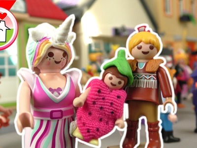 Playmobil Familie Hauser - Kostüme für Karneval Fastnacht Fasching - Kinder Spielzeug