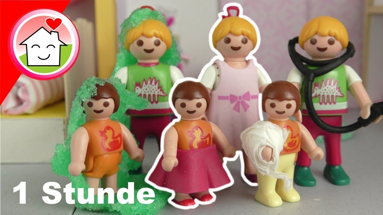 Playmobil Film Familie Hauser - Anna und Lena Geschichten - Mega Pack Spielzeug Video für Kinder