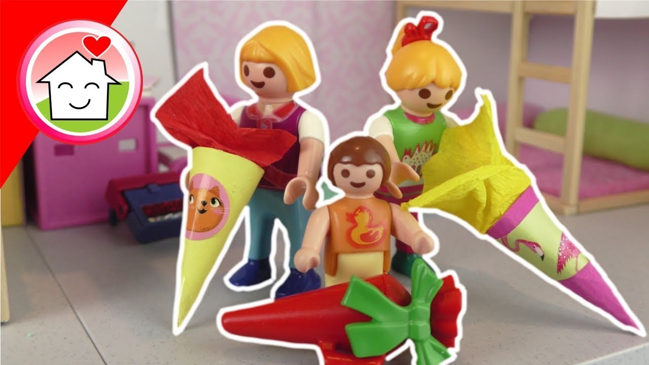 Playmobil Film Familie Hauser - Schultüten und Einschulung - Geschichten für Kinder im Mega Pack