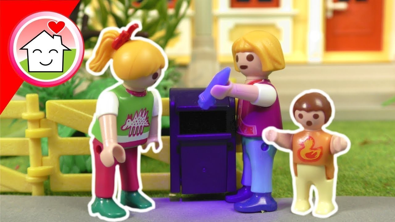 Playmobil Film Familie Hauser - Der rätselhafte Briefkasten der gelben Villa - Video für Kinder