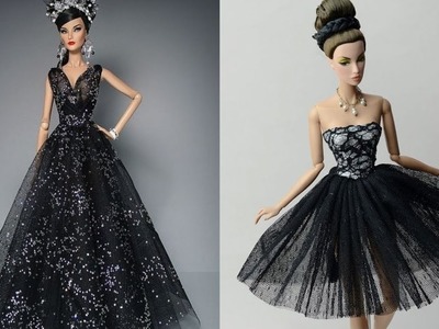 Super Barbie Skirt Tutorial & Pom Pom Doll Dresses & part 3