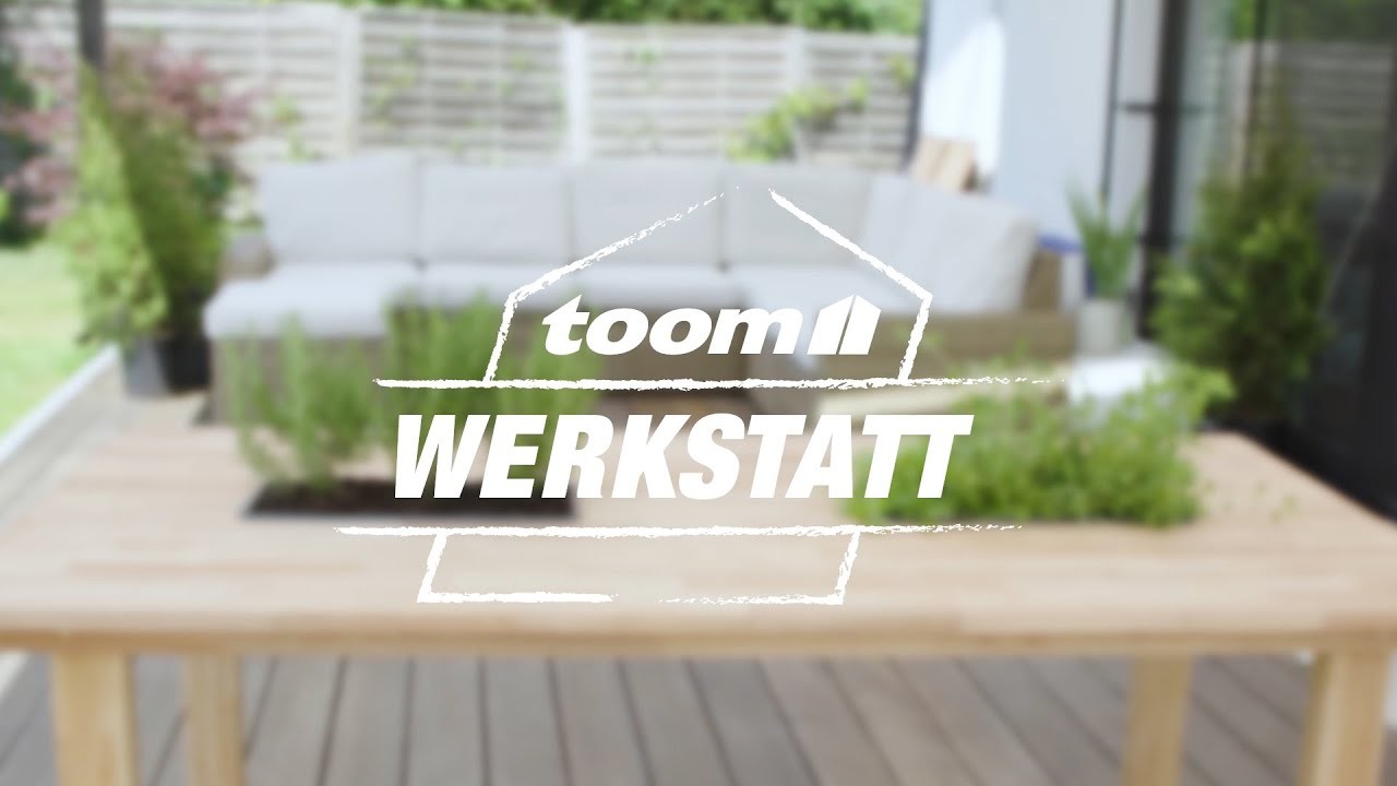 Toom Werkstatt: DIY-Kräutertisch | toom Baumarkt