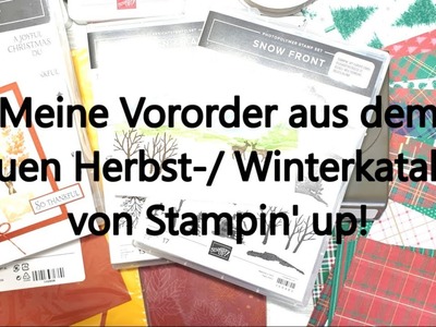 #unboxing. Meine Vororder von Stampin' up!