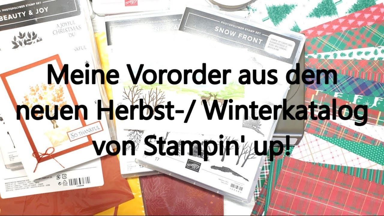 #unboxing. Meine Vororder von Stampin' up!