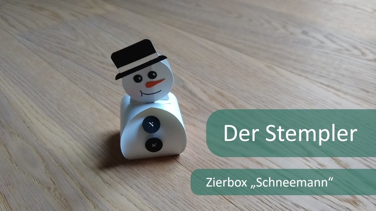 Zierbox "Schneemann" | Der Stempler ~ Stampin Up!