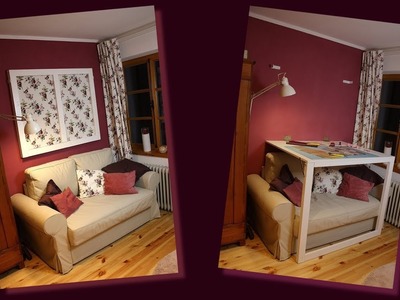 Zuschneidetisch. Wandklapptisch selber bauen