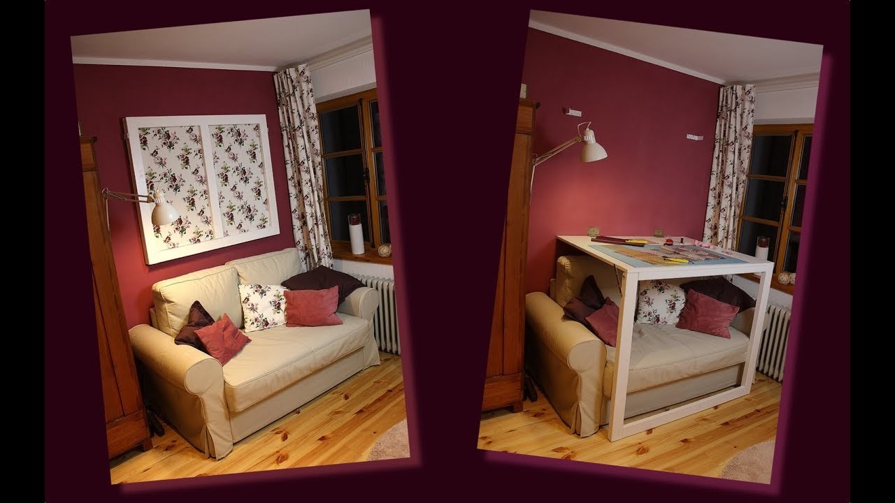 Zuschneidetisch. Wandklapptisch selber bauen
