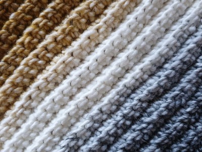 Anleitung: Häkeln mit dem C2C- Muster für Schals, Decken und Co. in festen Maschen