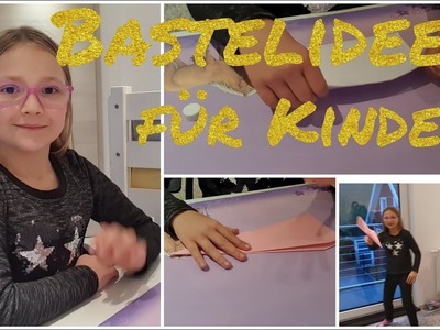 Bastelideen für Kinder: Umschlag und Papierflieger selbst basteln. Einfach, schnell, mit viel Spaß