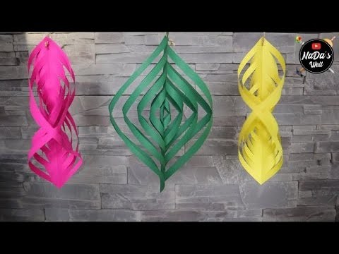 Basteln für Weihnachten, DIY. Basteln mit Origami Papier. Weihnachtsdeko