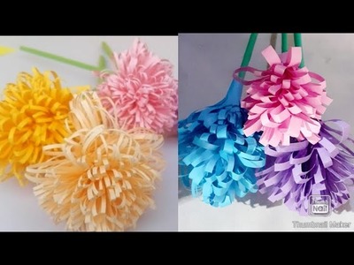 Beautiful paper flowers.paper craft.কাগজের ফুল