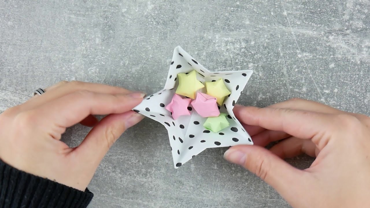 DIY Mini Sterne aus Papier basteln | Deko Idee zu Weihnachten