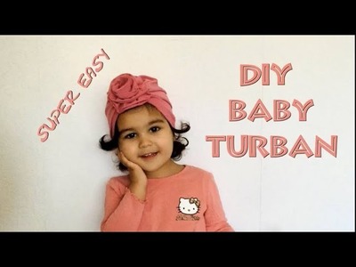 DIY: SUPER EASY Ruffle Baby Turban| Turban Mütze, Baby Mütze nähen für Anfänger ohne Schnittmuster