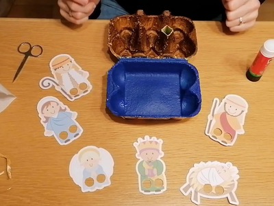 Eine Krippe zum Selberbasteln