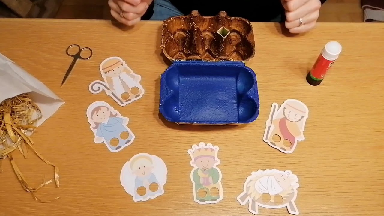 Eine Krippe zum Selberbasteln