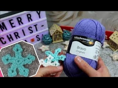 ????????‍♀️❄️ Einfache Schneeflocke häkeln