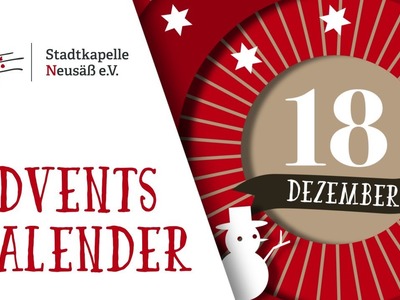 Es wird scho glei dumpa | Stadtkapelle Neusäß e.V. - Adventskalender 2020 (18)