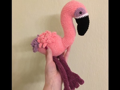 Gehäkelter Flamingo Teil3