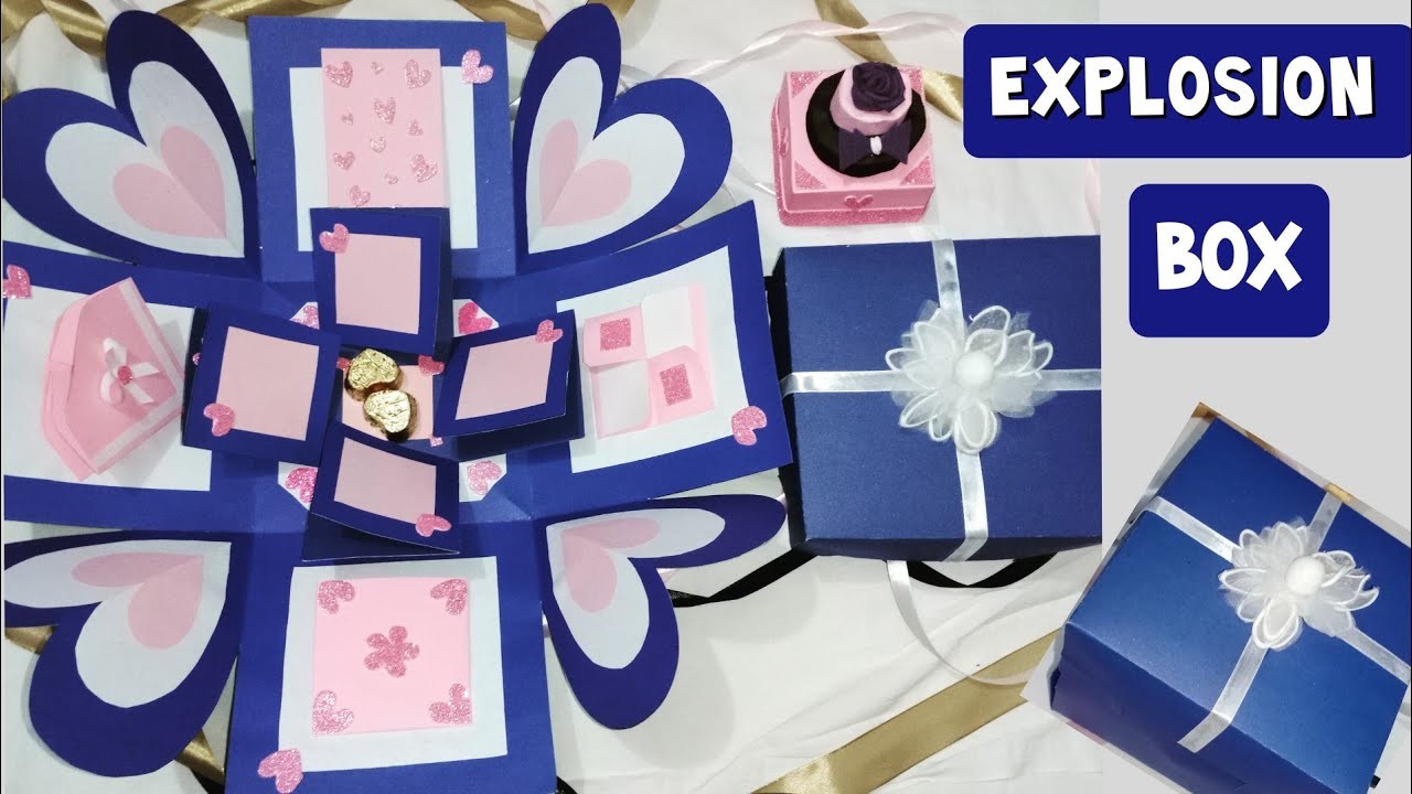 Handmade gift idea (explosion box)