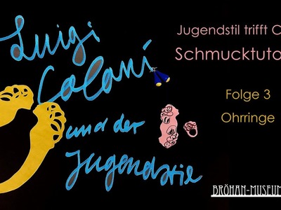 Jugendstil trifft Colani | Schmucktutorials: Ohrringe