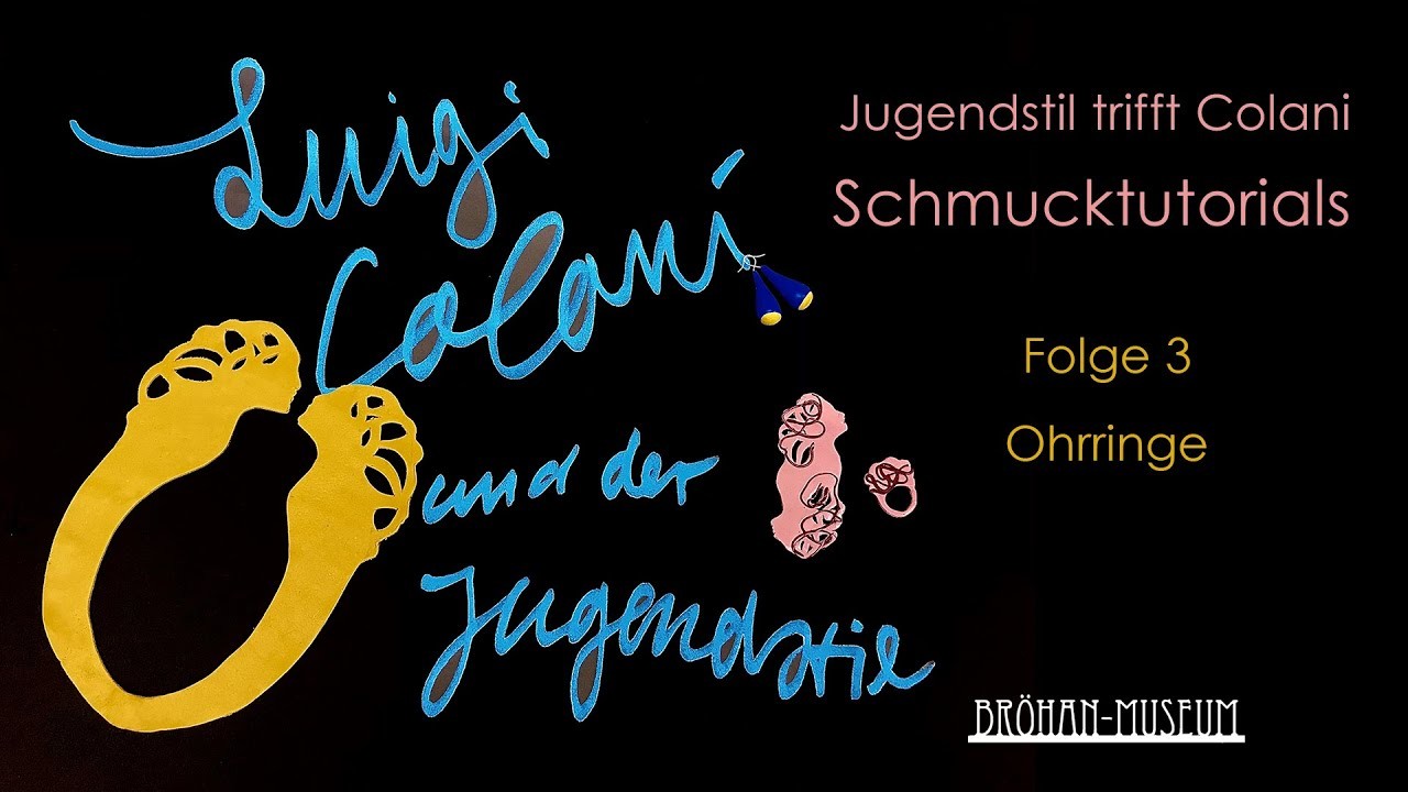 Jugendstil trifft Colani | Schmucktutorials: Ohrringe