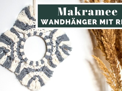 Kleiner Makramee Wandbehang | Boho Wall Hanging | MAKRAMEE LERNEN | muckout.de