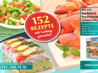 Kulinar TV Kochbuch Russische Rezepte auf Deutsch | Kollektion Nr. 6