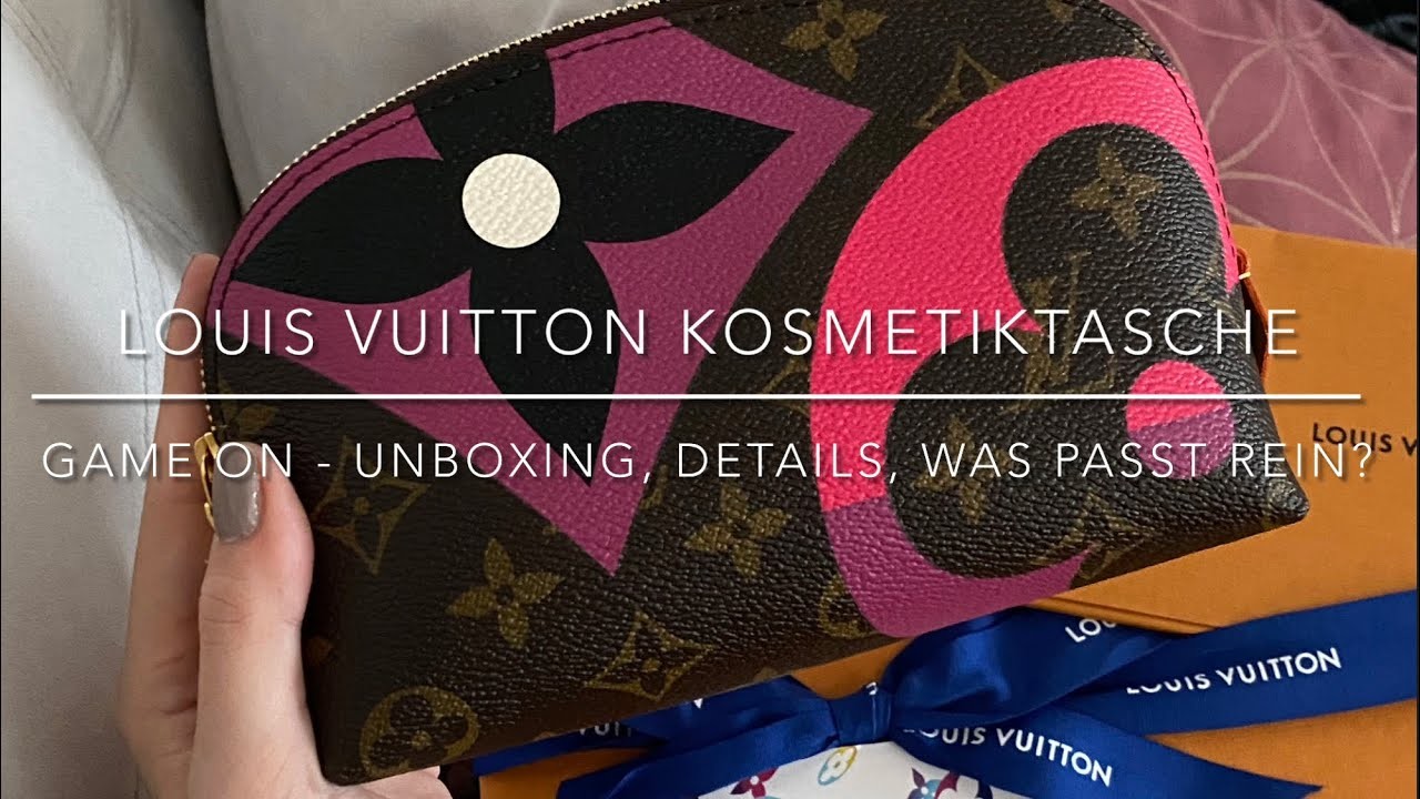 Louis Vuitton Game on Kosmetiktasche - Unboxing, Details, was passt rein? Mein New-in Review