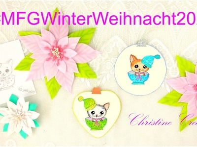 #MFGWinterWeihnacht2020 ✨????✨ #WeihnachtsKätzchenZeichnen  #TannenBaumbehang #DIY  #ChristineCreativ