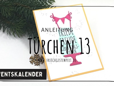 Türchen 13????Adventskalender 2020 Steckenpferdchen????Geburtstagskarte????DIY????Tutorial