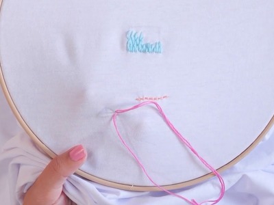 Wie man den Plattstich macht | Embroidery