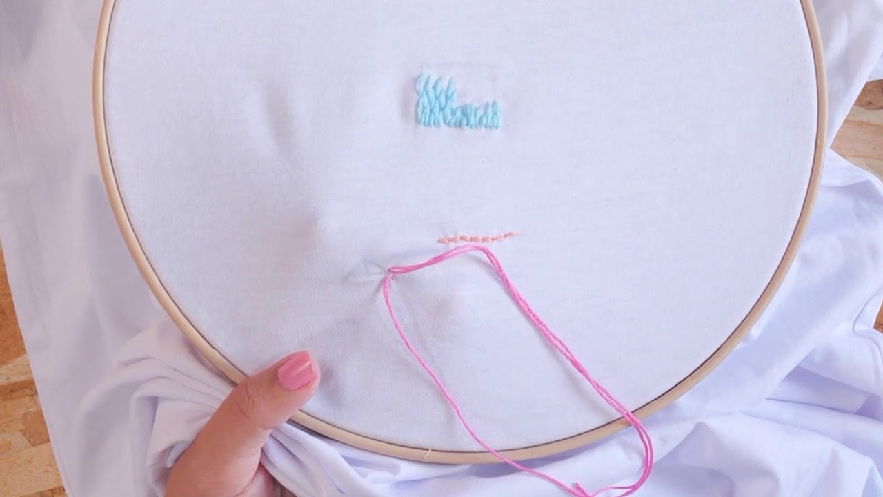 Wie man den Plattstich macht | Embroidery