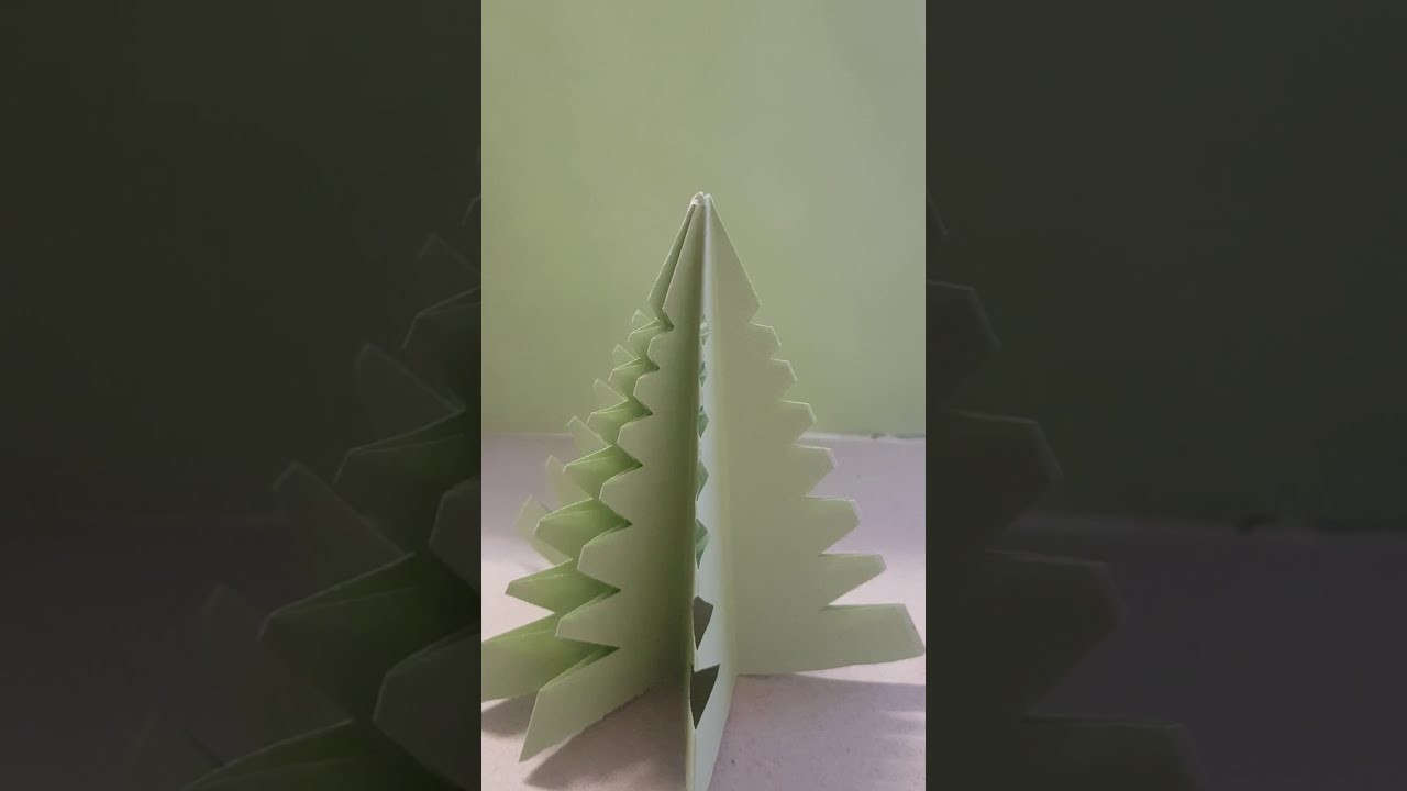 3D WEIHNACHTSBAUM zwei Form  basteln #1 Christmas handelcraft.