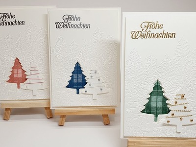 Anleitung: Weihnachtskarte "Oh Tannenbaum" │Christmas Card │ Stampin' Up!