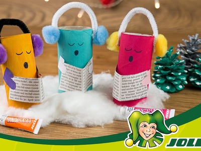 BASTELN MIT KINDERN | Singende Klopapier-Rolle | Jolly DIY