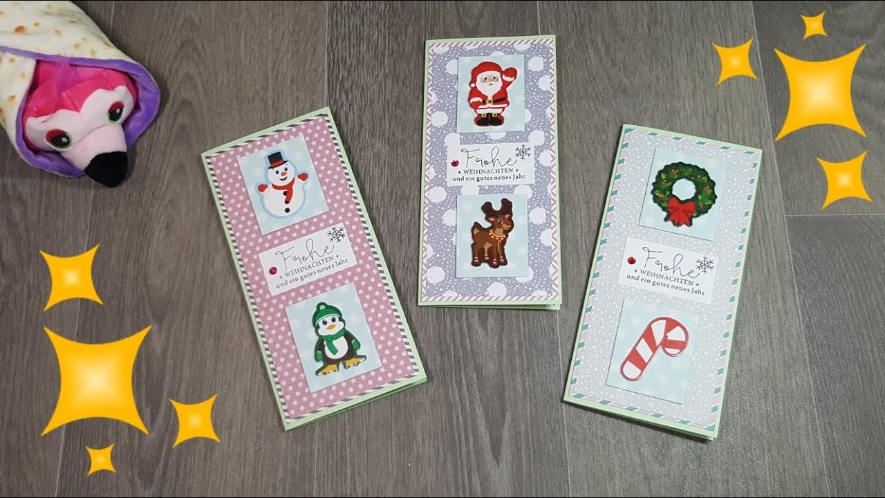 ???????? Craft Update - ACTION Slimline Christmas Card 2020 ????????