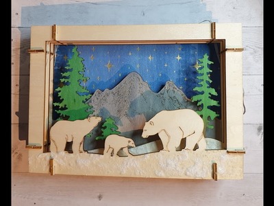 Deko. Land Scenery von Action mit Licht und ganz viel Fabrika Decoru Farben =D