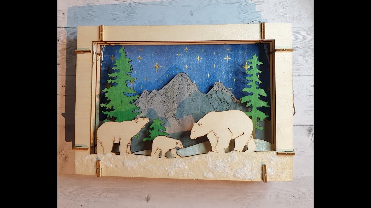 Deko. Land Scenery von Action mit Licht und ganz viel Fabrika Decoru Farben =D