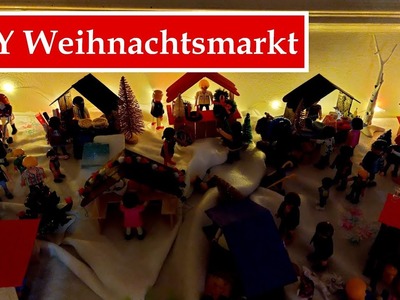 DIY Playmobil Weihnachtsmarkt???? [Pimp my Playmobil] - PLAYMOBIL Film Deutsch Weihnachten
