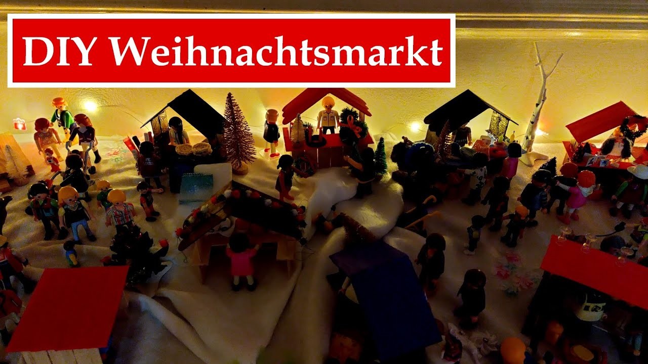 DIY Playmobil Weihnachtsmarkt???? [Pimp my Playmobil] - PLAYMOBIL Film Deutsch Weihnachten