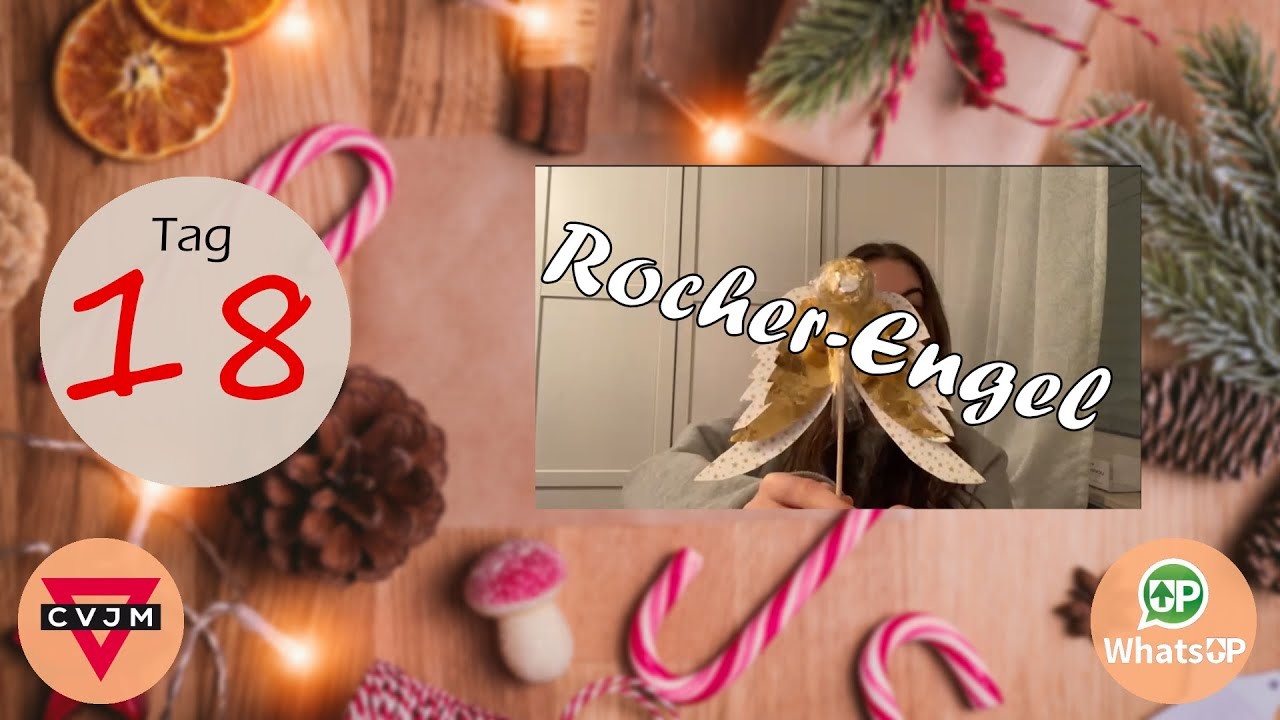 Ferrero Rocher-Engel basteln | UPventskalender #18