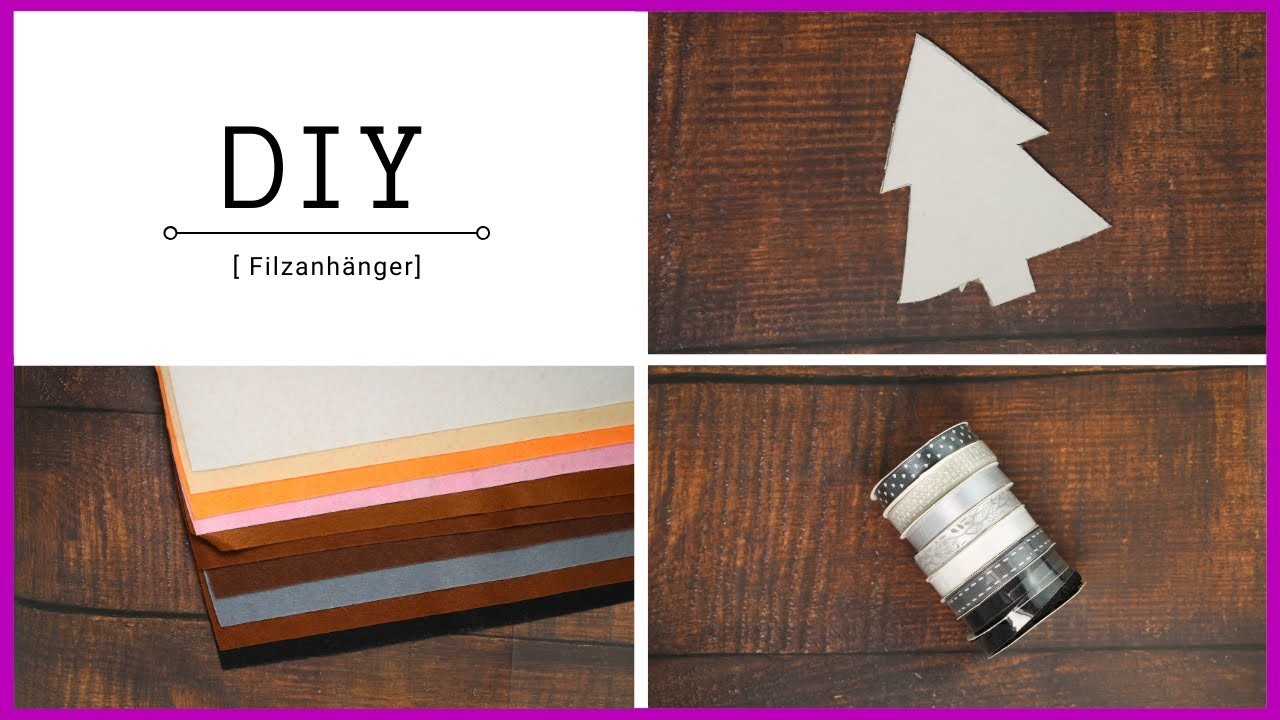 Filzanhänger für Weihnachten | DIY #5