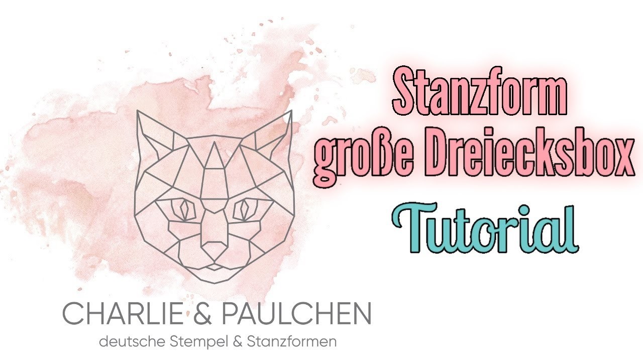 Große Dreiecksbox | Produktvorstellung und Tutorial | Box basteln