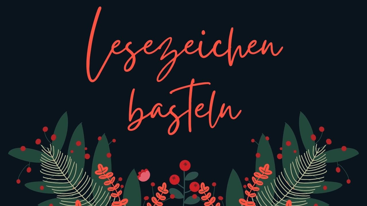 Lesezeichen basteln