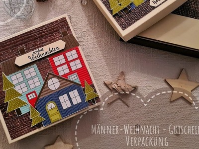 Männer-Weihnacht - Gutschein-Verpackung - eine letzte Idee für Weihnachten