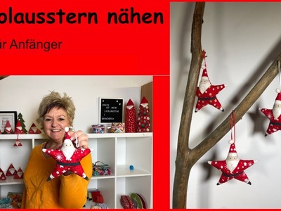 Nikolaus nähen. Geschenkanhänger und Dekoration für Weihnachten.