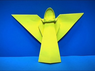 Origami Angel Easy | How to Make a Paper Christmas Angel | Christmas Decoration Ideas