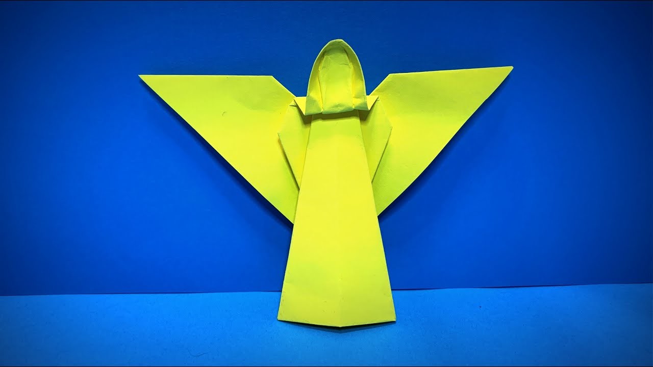 Origami Angel Easy | How to Make a Paper Christmas Angel | Christmas Decoration Ideas