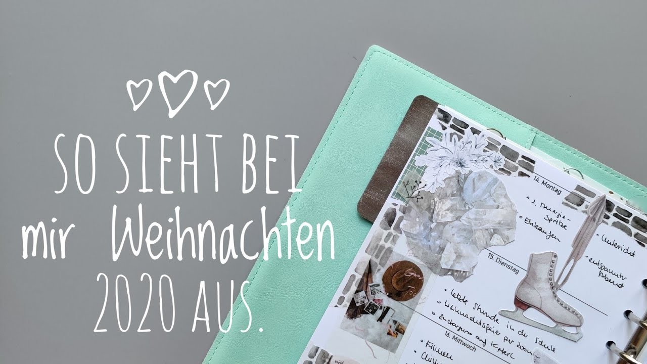 SO SIEHT BEI MIR WEIHNACHTEN 2020 AUS | KW 51 im FILOFAX
